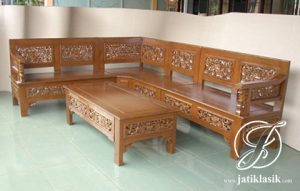 Kursi Tamu Sudut Minimalis Mawar