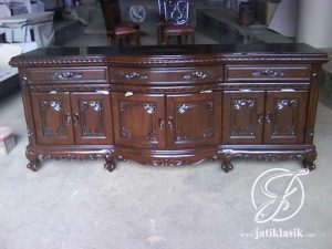 Bufet Jati Ukir Salina