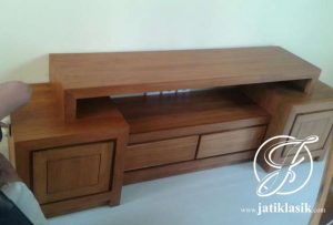 Bufet TV Minimalis Jati Jepara
