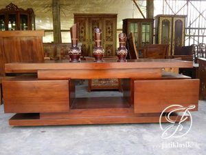 Bufet TV Minimalis Jati Klasik