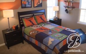 Kamar Set Anak Jati Modern