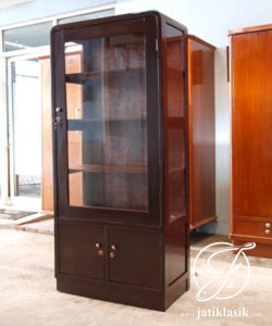 Lemari Arsip Jati Minimalis 1 Pintu