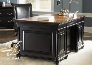 Meja Kerja Direktur Jati Mewah