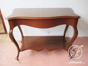 Meja Konsul Jati Simpel Modern