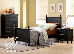 Set Tempat Tidur Anak Minimalis Jati Klasik