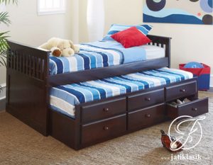 Tempat Tidur Anak Mewah Laci Sorong