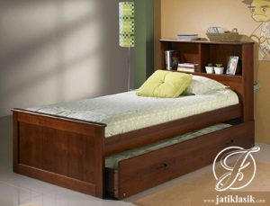 Tempat Tidur Anak Minimalis Jati Klasik