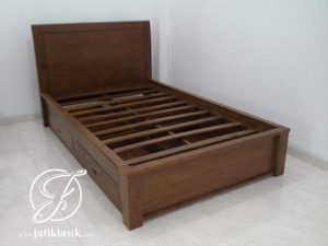 Tempat Tidur Anak Minimalis Model Laci
