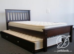 Tempat Tidur Anak Minimalis Sorong Laci
