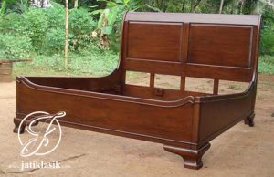 Tempat Tidur Minimalis Jati Bagong