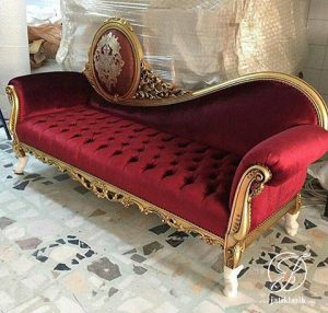 Kursi Sofa Jati Matahari Maron