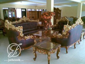Kursi Tamu Barcelona Jati Mewah