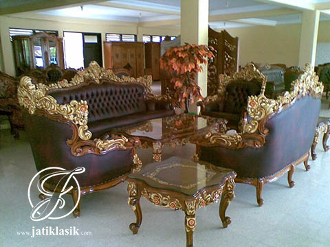Kursi Tamu Barcelona Jati Mewah
