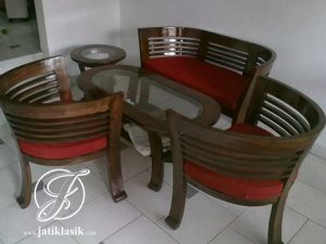 Kursi Tamu Cantik Kayu Jati