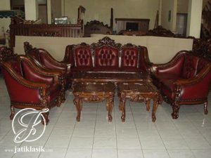 Kursi Tamu Ganesha Mawar Mewah