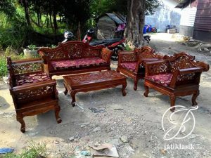 Kursi Tamu Madura Tanduk Jati