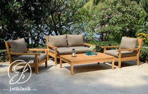 Kursi Tamu Outdoor Jati Minimalis