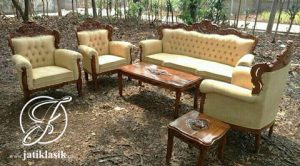 Kursi Tamu Sofa Romawi Virginia Jati