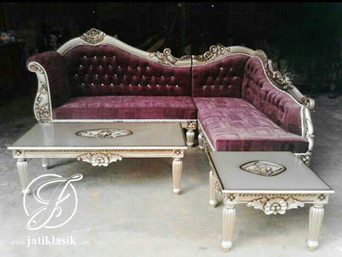 Kursi Tamu Sofa Sudut Louis Duco