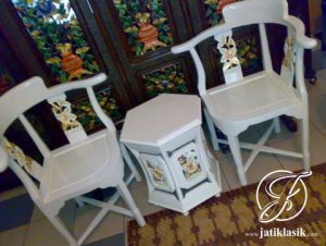 Kursi Teras Anggur Mawar Duco