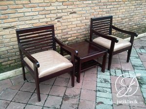 Kursi Teras Minimalis Jati Mewah