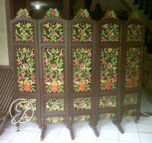 Sketsel Jati Ukir Mawar