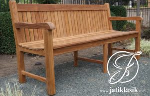 Bangku Taman Jati Minimalis