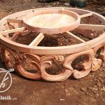 Kursi Sofa Bundar Jati Christopher