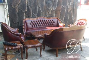 Kursi Sofa Tamu Louis Eraton