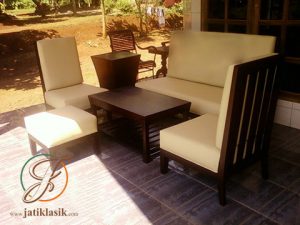 Kursi Tamu Minimalis Jati Mewah