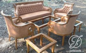 Kursi Tamu Sofa Jati Serena