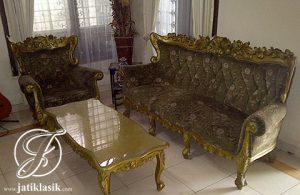 Kursi Tamu Sofa Royal Jati Ukir