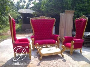 Kursi Tamu Sofa Syahrini Jok Bludru