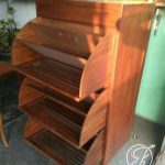 Rak Sepatu Jati Minimalis Terbaru