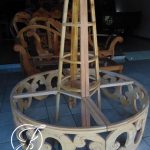 Kursi Sofa Bundar Jati Christopher