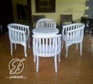 Kursi Tamu Jati Betawi Cat Duco