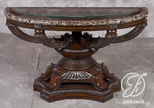 Meja Konsol Jati Ukir Nina Itali