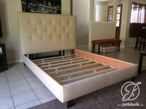 Ranjang Minimalis Modern Jati Mewah