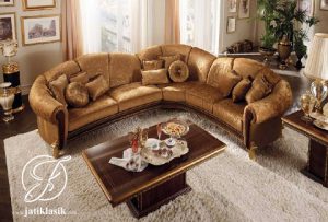 Set Kursi Tamu Sofa Mewah Sudut Classic