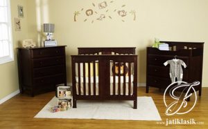 Set Tempat Tidur Bayi Jati Davinci Mini