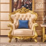 Sofa Tamu Jati Ukir Jepara Gold Adelina