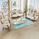 Sofa Tamu Jati Ukir Jepara Modern Paris