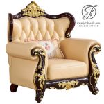 Sofa Tamu Jati Ukir Jepara Modern Sicily