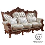 Sofa Tamu Jati Ukir Jepara Modern Veronica