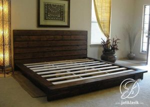 Tempat Tidur Minimalis Jati Klasikan Terbaru