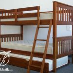 Tempat Tidur Tingkat Jati Minimalis Sorong