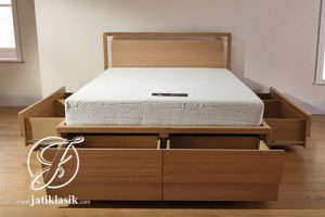 Tempat Tidur Anak Minimalis Full Laci