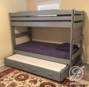Tempat Tidur Anak Tingkat Jati Mewah