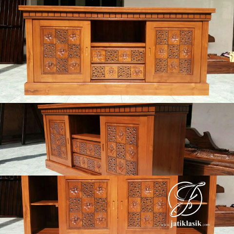 Bufet Minimalis Jati Kawung