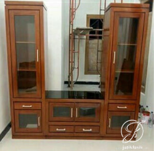 Bufet TV Minimalis Jati Mewah